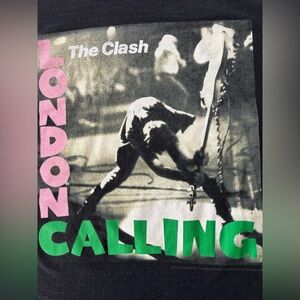 The Clash London Calling Vintage Punk Graphic T Shirt Underground Alternative